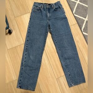 High Rise Straight Jeans